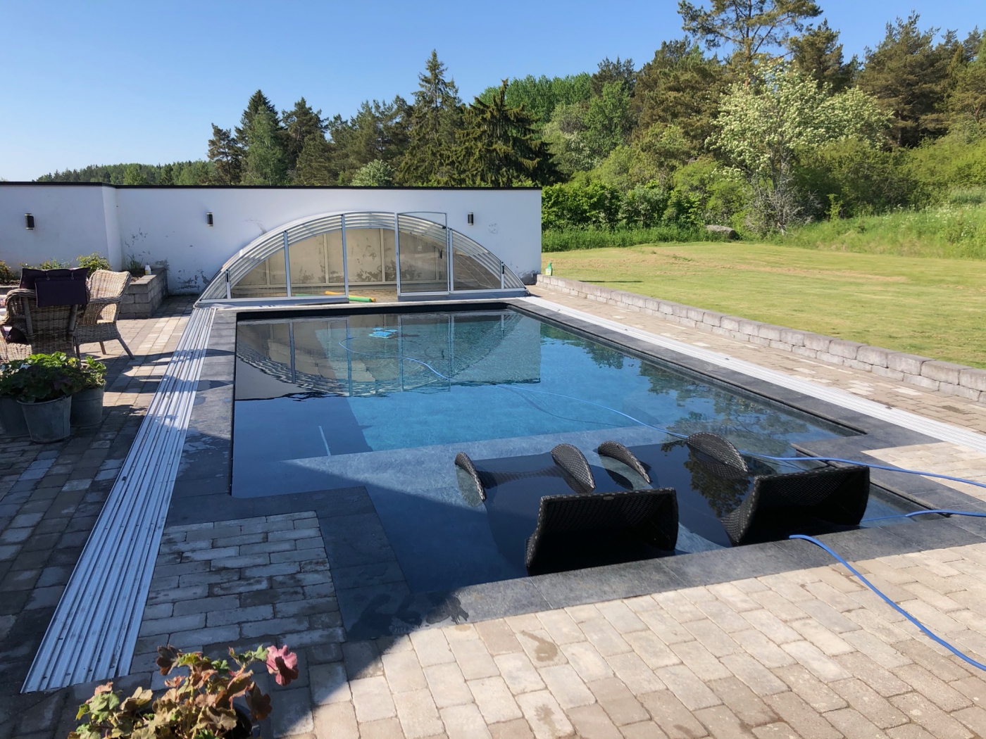 Skypool platssvetsad Strängnäs 1